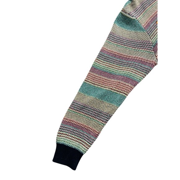 Teddy Fresh Striped Rainbow Pullover Knit Cotton Sweater Crew Neck Size S - Picture 8 of 11